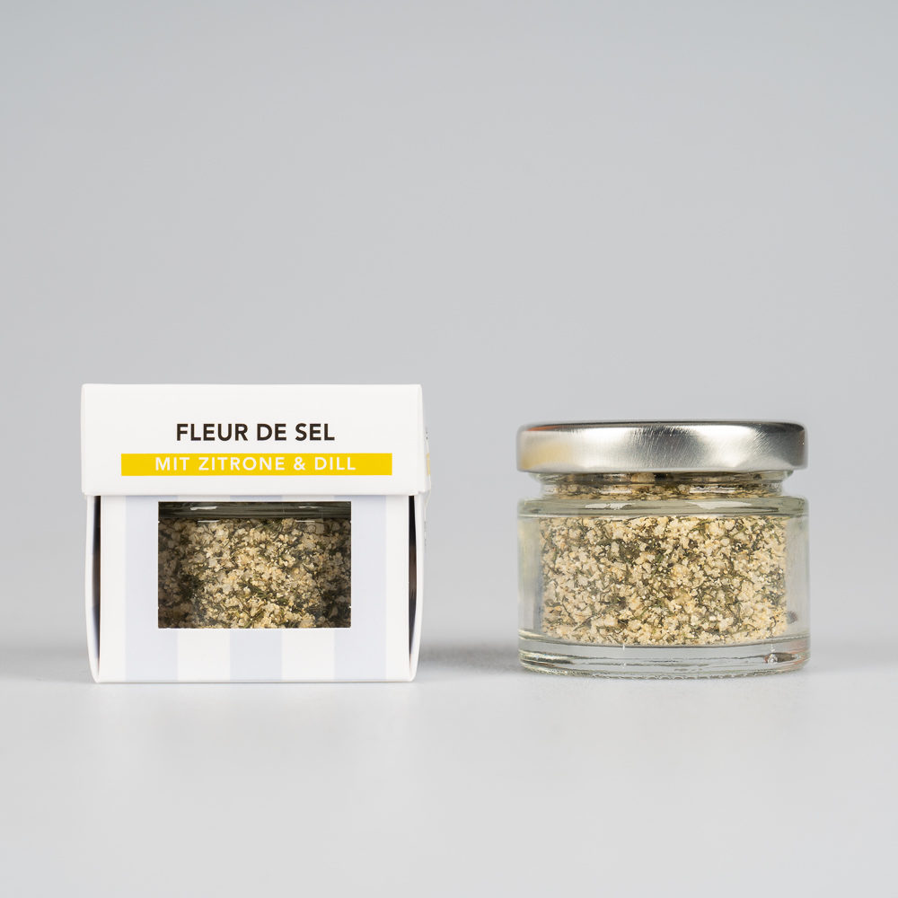 Fleur de Sel mit Zitrone und Dill 30 g. Sel la Vie