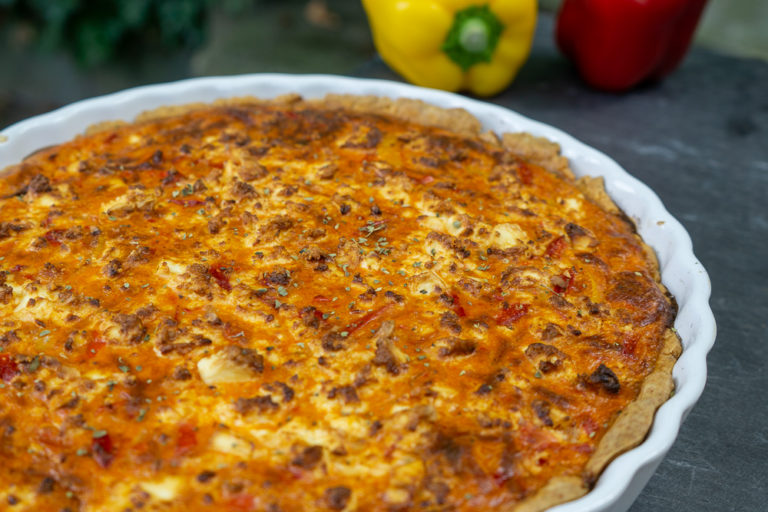 Paprika Quiche (vegetarisch) - Rezepte - Sel la Vie