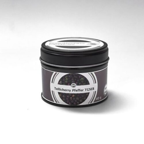 Bio Tellicherry Pfeffer schwarz Dose 40g