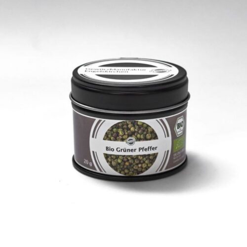Bio Grüner Pfeffer Dose 20g