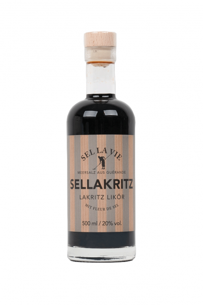 Gesalzener Likor Lakritzlikor Mit Fleur De Sel